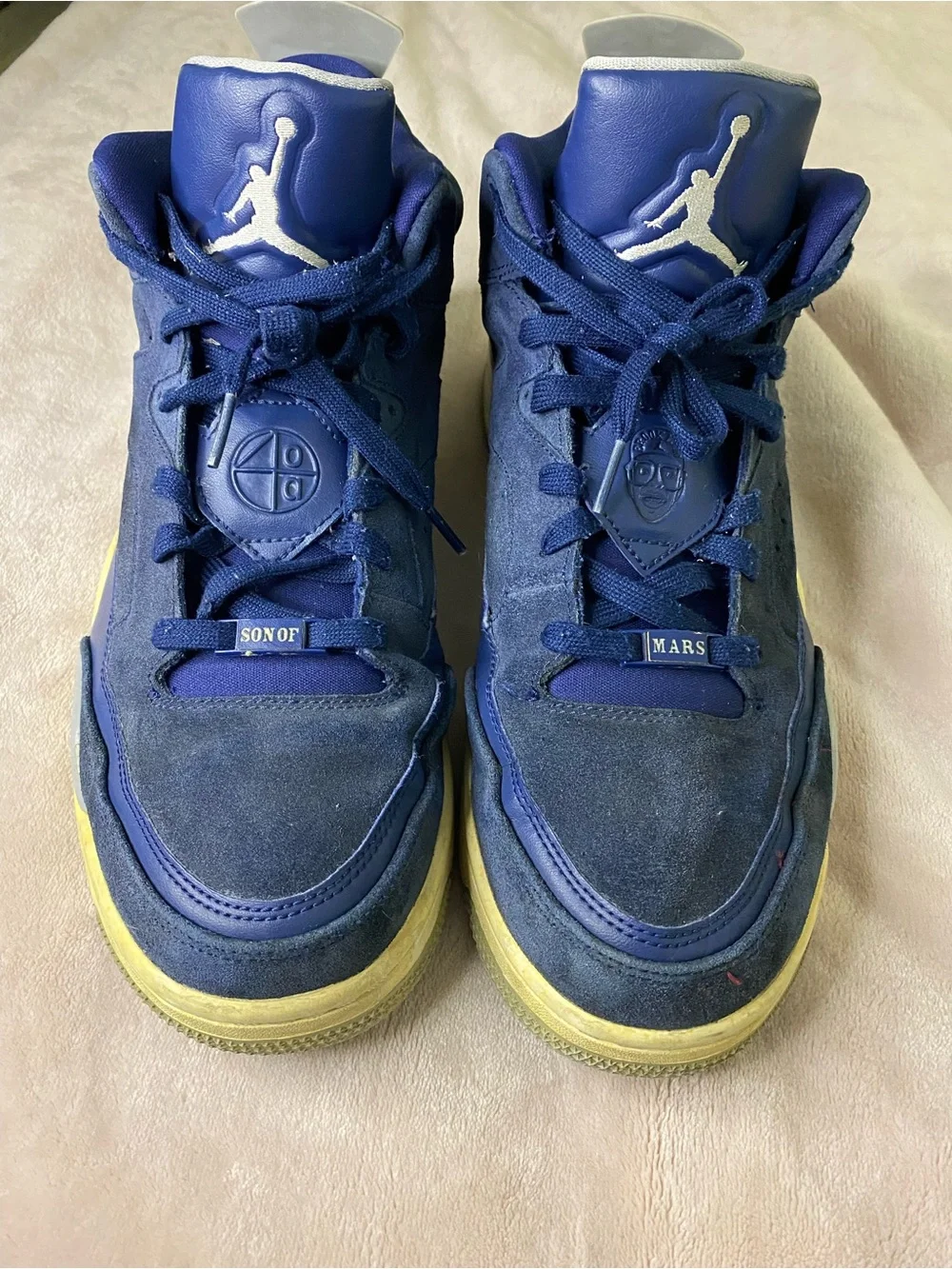- Air Jordan Son Of Mars Low Navy Blue Mens Size 13
